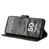 Etui z klapką Bizon Case Pocket do Motorola Edge 50 Fusion, czarne
