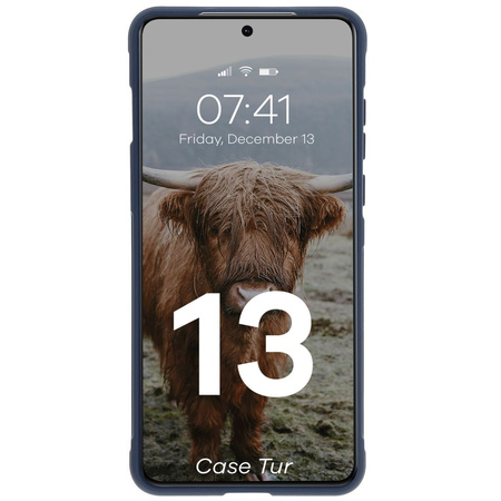 Pancerne etui Bizon Case Tur do OnePlus 13, granatowe