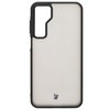 Etui Bizon Case Angelo do Galaxy A16 4G/5G, półprzezroczyste z czarną ramką