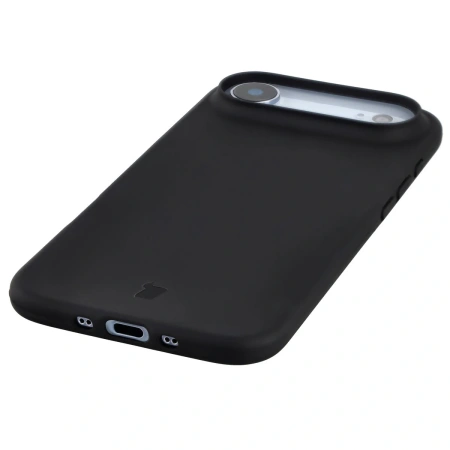 Etui z recyklingu Bizon Case ReLeaf do iPhone Air, czarne