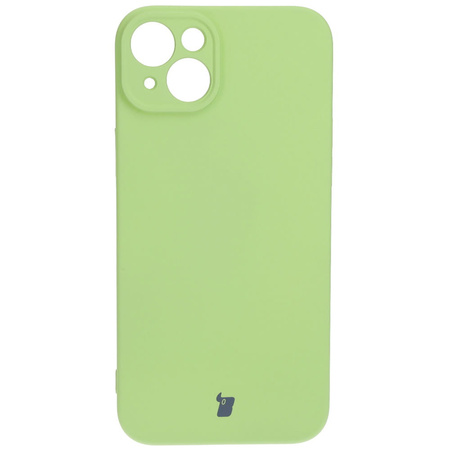 Etui Bizon Case Silicone do Apple iPhone 15 Plus, jasnozielone