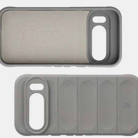 Pancerne etui Bizon Case Tur do Google Pixel 10 / 10 Pro, jasnoszare