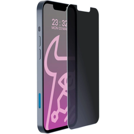 Prywatyzujące szkło hybrydowe Bizon Glass Mule Shadow do iPhone 16e, matowe