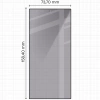 Prywatyzujące szkło hartowane Bizon Glass Edge Shadow Duo do Galaxy S24 Ultra, przyciemniane z czarną ramką, 2 sztuki