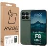 Etui Bizon Case Łupka do Xiaomi POCO F8 Ultra, zielone