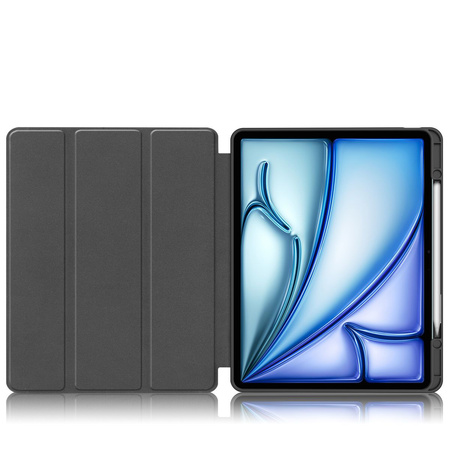 Etui Bizon Case Tab Lizard do iPad Air 13" 2025 / 2024, różowozłote