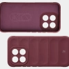 Pancerne etui Bizon Case Tur do Xiaomi 15T, burgundowe