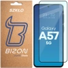Szkło hartowane Bizon Glass Edge 2 do Galaxy A57 5G, czarna ramka