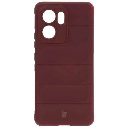 Pancerne etui Bizon Case Tur do Oppo Reno13 F, burgundowe
