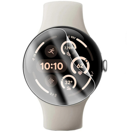Folia hydrożelowa na ekran Bizon Glass Watch Hydrogel Duo do Google Pixel Watch 3 45 mm, 2 sztuki