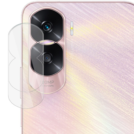 Szkło na aparat Bizon Glass Silk Lens do Honor 90 Lite, 2 sztuki