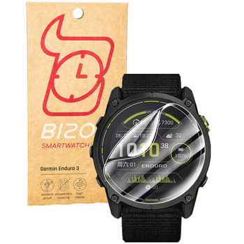 Folia hydrożelowa na ekran Bizon Glass Watch Hydrogel do Garmin Enduro 3, 2 sztuki