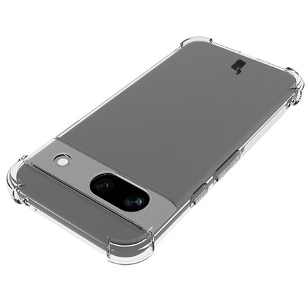 Etui + 2x szkło Bizon Case Clear Pack do Google Pixel 8a, przezroczyste