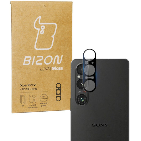 Szkło na aparat Bizon Glass Silk Lens do Xperia 1 V, 2 sztuki