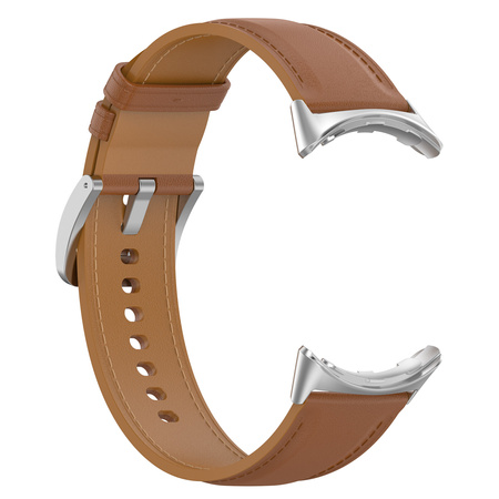Skórzany pasek Bizon Strap Watch Casual 41 mm do Pixel Watch 3/Watch 2/Watch 1, jasnobrązowy
