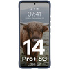 Pancerne etui Bizon Case Tur do Xiaomi Redmi Note 14 Pro Plus 5G, granatowe