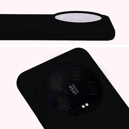 Etui silikonowe Bizon Soft Case do Xiaomi 14 Ultra, czarne