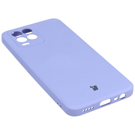 Etui Bizon Case Silicone do Realme 8 / 8 Pro, jasnofioletowe