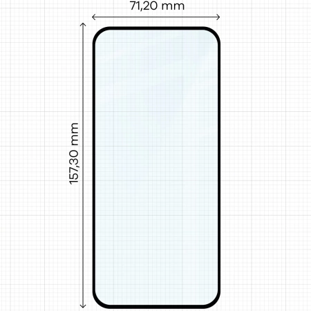 2x Szkło + szybka na aparat Bizon Edge 2 Pack do Honor 400 Lite
