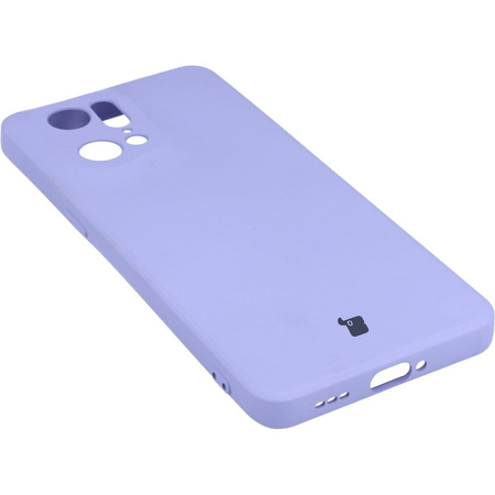 Etui Bizon Case Silicone do Oppo Find X5 Pro, jasnofioletowe