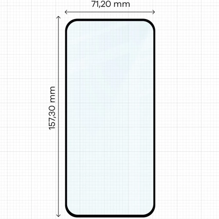 Szkło hartowane Bizon Glass Edge Duo do Honor 400 Lite, czarna ramka, 2 sztuki
