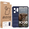 Pancerne etui Bizon Case Tur do Vivo X200 FE, granatowe