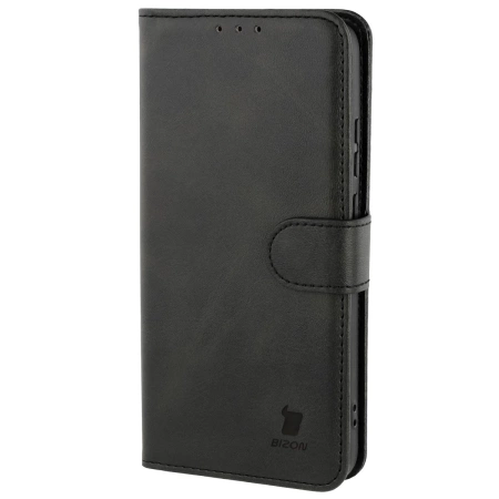 Etui z klapką Bizon Case Pocket do Motorola Edge 50 Neo/60 Neo, czarne