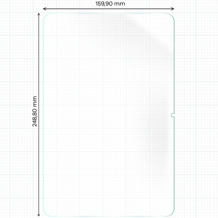Folia imitująca papier Bizon Film Tab Papirus Duo do Xiaomi Pad 6/6 Pro, 2 sztuki