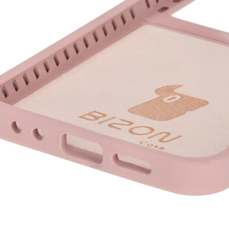 Silikonowe etui Bizon Soft Case do Galaxy Z Flip7 FE / Z Flip6, jasnoróżowe