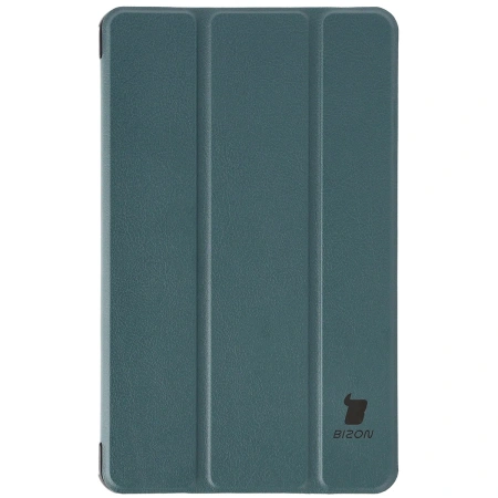 Etui z klapką Bizon Case Tab Croc do Galaxy Tab A11 / A9, ciemnozielone