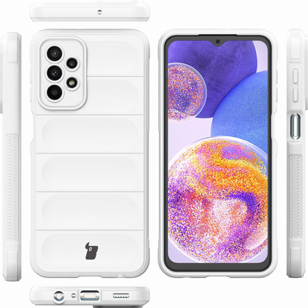 Pancerne etui Bizon Case Tur do Galaxy A23 4G / 5G, białe