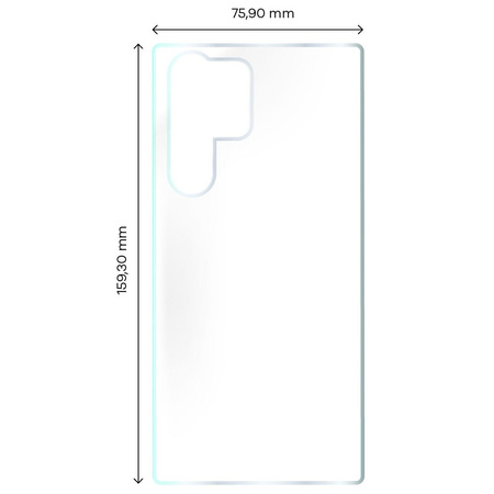 Folia hydrożelowa na tył Bizon Glass Hydrogel Back Duo, Galaxy S23 Ultra, 2 sztuki