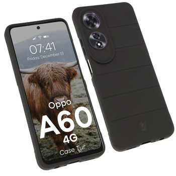 Pancerne etui Bizon Case Tur do Oppo A60 4G, czarne