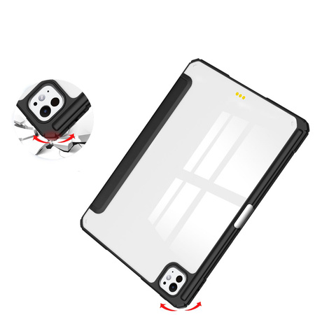 Etui Bizon Case Tab Clear Matt do iPad Pro 13" 2025 / 2024, czarne