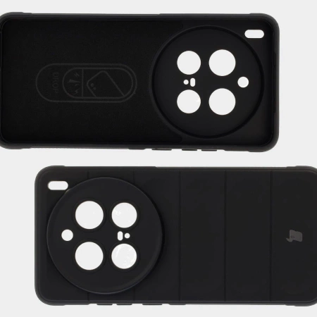 Pancerne etui Bizon Case Tur do Vivo X200 Pro, czarne