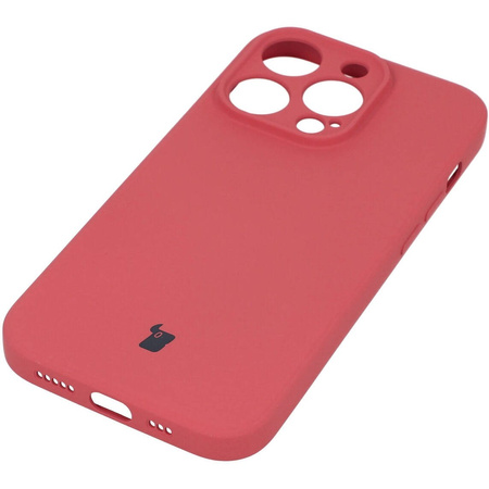 Etui Bizon Case Silicone do iPhone 14 Pro, brudny róż