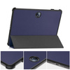 Etui z klapką Bizon Case Tab Croc do OnePlus Pad 2 / Pad Pro, granatowe