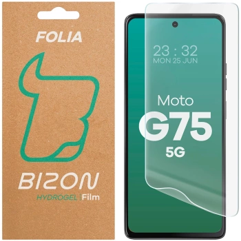 Folia hydrożelowa na ekran Bizon Glass Hydrogel Front do Motorola Moto G75 5G, 1 sztuka
