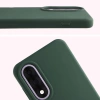 Silikonowe etui Bizon Soft Case do OnePlus Nord 5, ciemnozielone