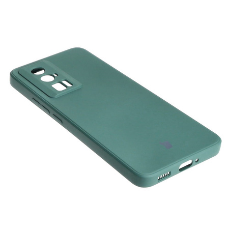 Etui Bizon Case Silicone Sq do Xiaomi Poco F5 Pro, ciemnozielone