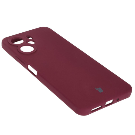 Silikonowe etui Bizon Soft Case do Xiaomi Redmi 13C 4G / Xiaomi Redmi 13C 5G / Xiaomi Poco C65, ciemnofioletowe