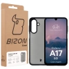 Etui Bizon Case Angelo do Galaxy A17 5G, przydymione z czarną ramką