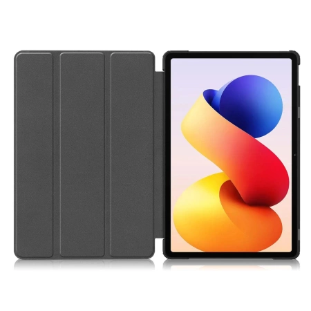 Etui z klapką Bizon Case Tab Croc do Xiaomi Redmi Pad 2 Pro, czarne