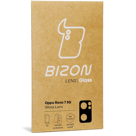 Szkło na aparat Bizon Glass Lens dla Oppo Reno 7 5G, 2 sztuki