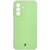 Silikonowe etui z pierścieniem magnetycznym Bizon Case Silicone Magnetic Sq do Galaxy A26 5G, jasnozielone