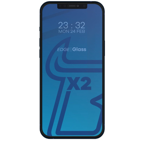 2x Szkło + szybka na aparat Bizon Edge Pack do iPhone 12 Pro