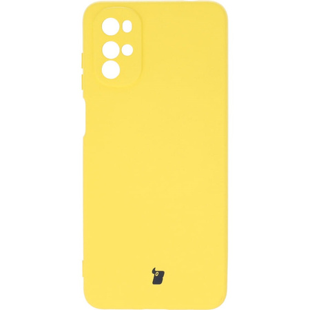 Etui Bizon Case Silicone do Moto G22, żółte