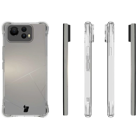 Elastyczne etui + 2x szkło Bizon Case Clear Pack do Asus Zenfone 12 Ultra, przezroczyste