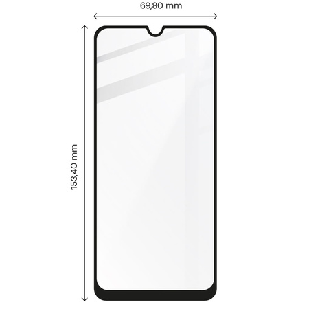 Szkło hartowane Bizon Glass Edge - 2 sztuki + ochrona na obiektyw, Galaxy A22 4G / M22