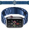 Pasek ze stali nierdzewnej Bizon Strap Watch Aura do Apple Watch 49/46/45/44/42 mm, niebieski